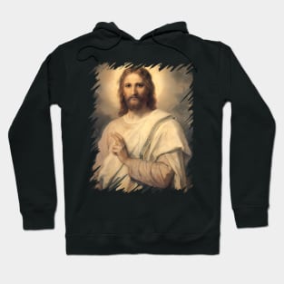 Jesus Christ Blessing Hofmann Hoodie